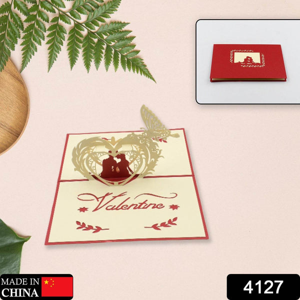 3D -Up Greeting Card (1 Pc): Birthday, Love, Christmas - dailyneed.life