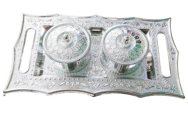 Multipurpose Decorative Multi Storage Mukhwas Dani / Serving Tray - dailyneed.life