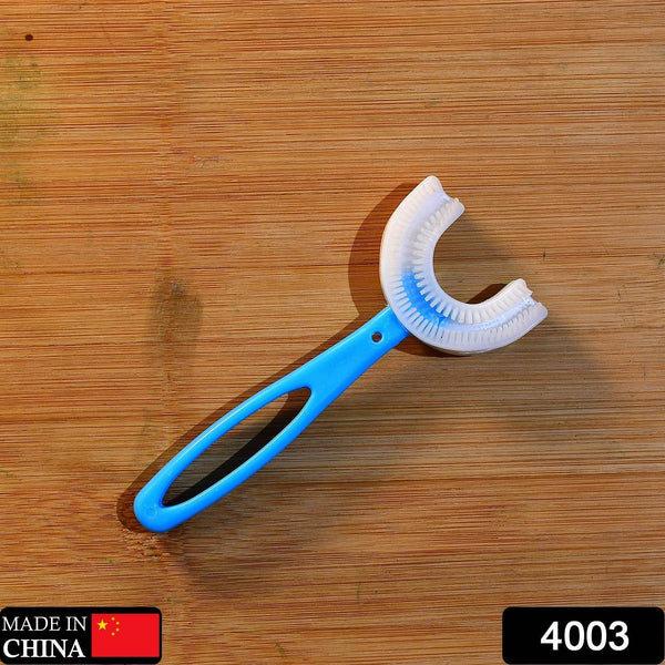 U-Shaped Toothbrush for Kids Manual Whitening Toothbrush Silicone Brush Head for Kids Children Infant Toothbrush For 2-6 Years - dailyneed.life