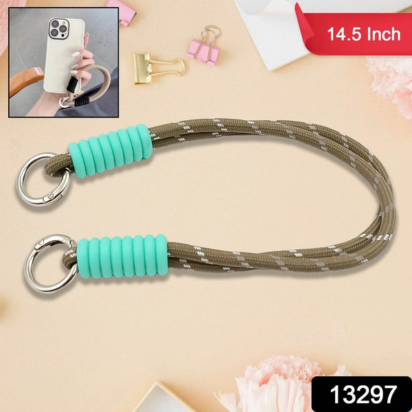Multipurpose Two Sided Adjustable Hand Wrist Strap Lanyardwith Cellphone, Phone Strap (1 Pc / 14.5 Inch / Multicolor) - dailyneed.life
