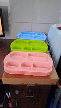 Unbreakable Plastic Food Plates / Biodegradable 5 Compartment Square Plate for Food - dailyneed.life