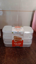 Plastic Square Lunch Box, Kitchen Containers Set (3 Pcs Set) - dailyneed.life