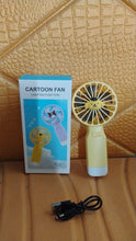 Cute Cartoon Handheld Fan with LED Light (1 Pc) - dailyneed.life