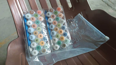 Paint by Number Kits 2 Set 21 Number Color, 6 paint brushes (2 Set) - dailyneed.life