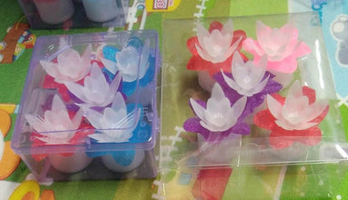 Decoration Candles/Led Diwali Decor Lotus Flower Candle, Diwali (5 Pc) - dailyneed.life