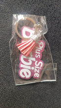 Text Keychain with Glitter Finish and Tassel Charm (1 Pc) - dailyneed.life