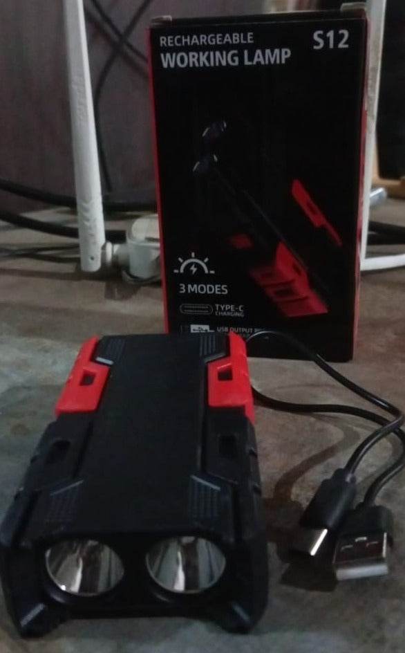 Rechargeable Mini LED Flashlight with Power Bank, 3 Modes (1 Pc) - dailyneed.life