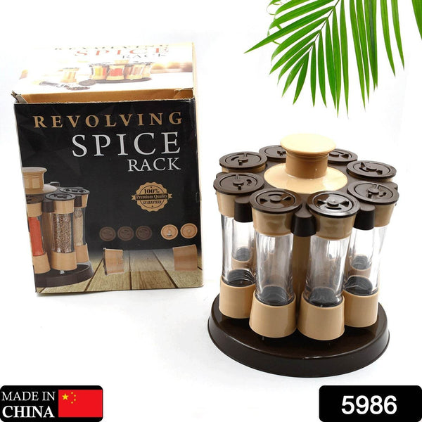 Revolving Spice Rack, 8 Spice jars with 120 ml, Condiment Set - dailyneed.life