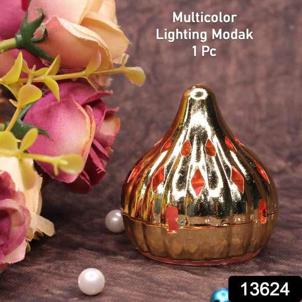 Multicolor Modak Shaped Color Changing LED Light (1 Pc) - dailyneed.life