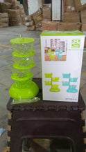 4 Section 360° Rotating Vertical Seasoning Box Plastic Pickle Tower | Spice Rack (4 Layer with 4 Plastic Spoon / 1 Set) - dailyneed.life