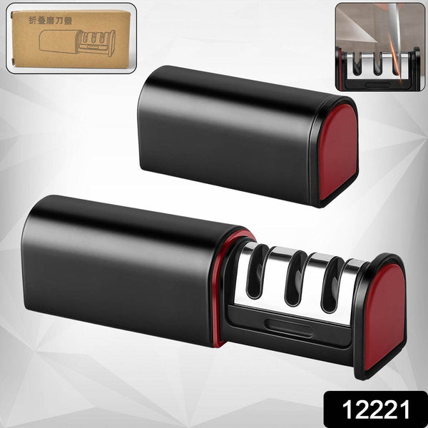 3-Stage Knife Sharpener, Knife grinder Three-sided blade for both water (1 Pc) - dailyneed.life