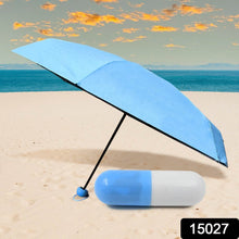 5 Fold Manual Open Umbrella With Capsule Case (1 Pc) - dailyneed.life