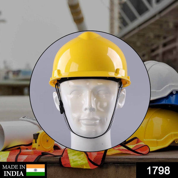 Yellow Plastic Hard Hat Construction Cap (1Pc Only) - dailyneed.life