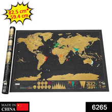 Scratch Off Map Interactive Vacation Poster World Travel Maps - dailyneed.life