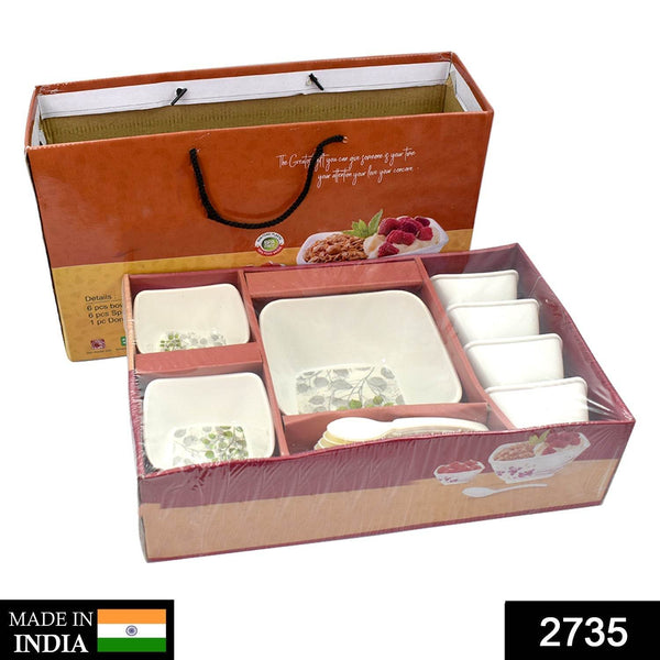 13 Pc Pudding Set used as a cutlery set for serving food purposes and sweet dishes and all in all kinds of household and official places etc. - dailyneed.life