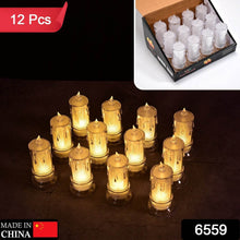 Big Flameless Melted Design Candles Set, Diwali (12 pcs) - dailyneed.life