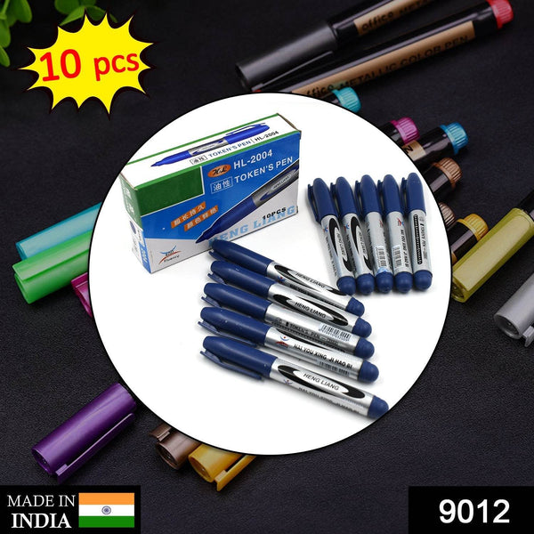10Pc Permanent Blue Marker and pen used in studies - dailyneed.life