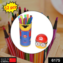 Minions Sketch Pen Set with Attractive Designed Case (Pack of 12) - dailyneed.life