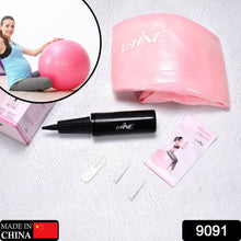 Anti Burst 65 cm Exercise Ball with Inflation Pump, Non-Slip Gym Ball, for Yoga (1 Pc / Mix Design & Color) - dailyneed.life