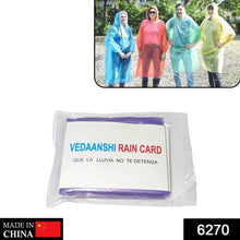 Disposable Rain Card Raincoat Easy to Carry Emergency Waterproof Rain coat RainCard - dailyneed.life