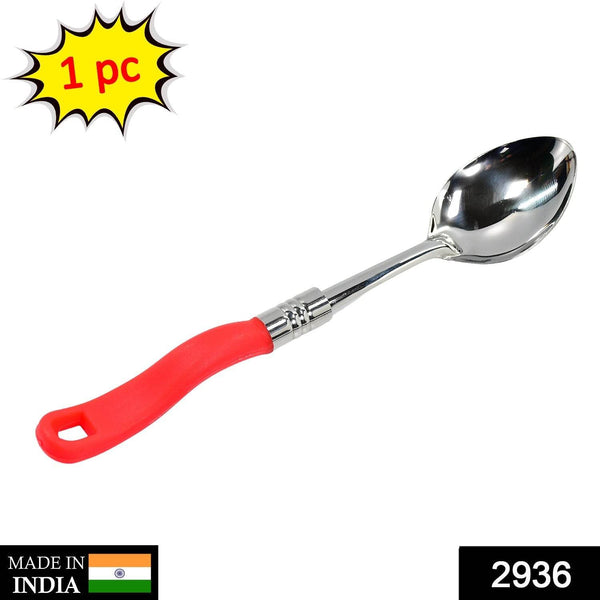 Stainless Steel Serving Spoon with plastic handle - dailyneed.life