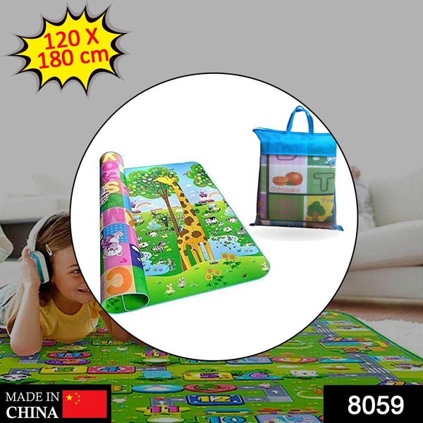 Waterproof Double Side Baby Play Floor Mat for Kids Home With Bag (Size 120 x 180cm) - dailyneed.life