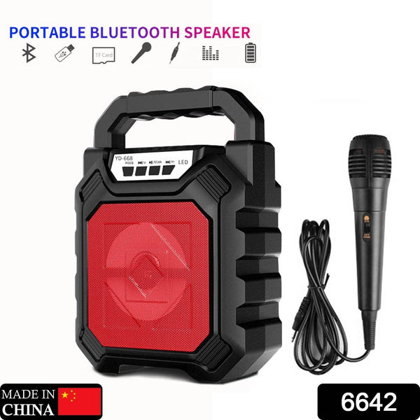 Wireless Bluetooth Portable Boom Box Subwoofer Support Mic Input Outdoor Speaker 5 W Bluetooth Speaker - dailyneed.life