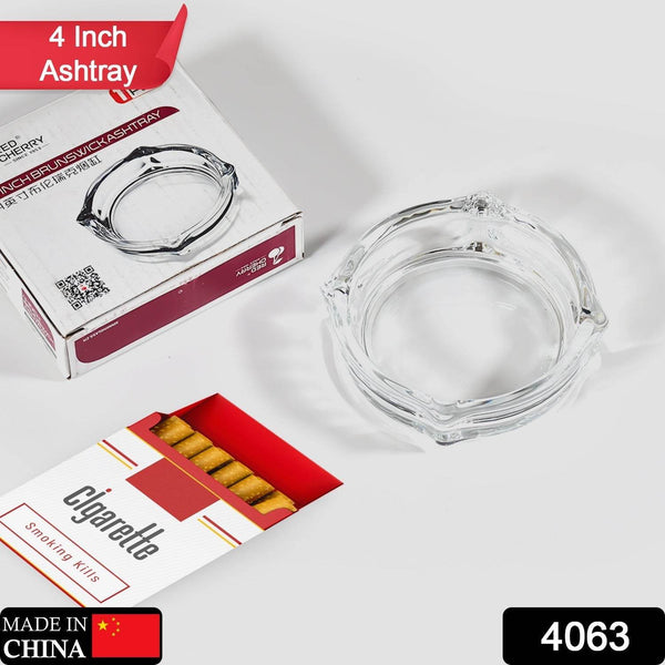 Brunswick Crystal Glass Ashtray for Home & Office - dailyneed.life