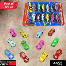 Super City Car Racer Toy For Boys and Girls Pull Push Vehicle Car (Set Of 12Pcs) (Multicolor) - dailyneed.life