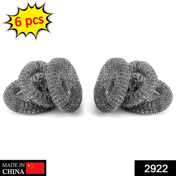 Stainless Steel Scrubber / Scourer (pack of 6pc) - dailyneed.life