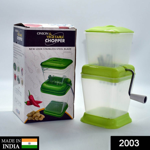 Small Onion Chopper & Vegetable Chopper Quick Cutter with Rotating Blade - dailyneed.life