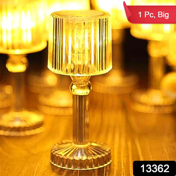 Big Acrylic LED Desk Lamps Table Lamp Portable Crystal, Diwali (1 Pc / Big) - dailyneed.life