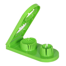 2 in 1 Double Cut Boiled Egg cutter with stainless steel wire for easy slicing of boiled eggs. - dailyneed.life
