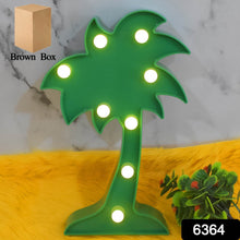 LED Night Light Coconut Tree Light Romantic Table Lamp (1 Pc / Battery Not Included) - dailyneed.life