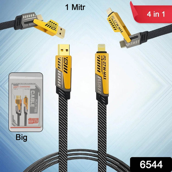 4 in 1 Charging Cable 65W Cable (1 Pc / 1 Mtr.) - dailyneed.life
