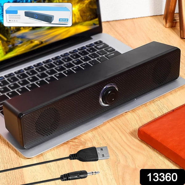 Desktop, Computer Speaker, Wired Plug and Play USB Powered Speaker (1 Pc) - dailyneed.life