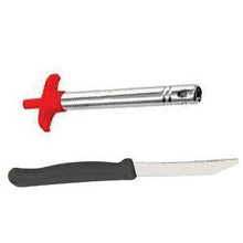 Stainless Steel Electronic Gas Lighter and Knife (2 in 1) - dailyneed.life