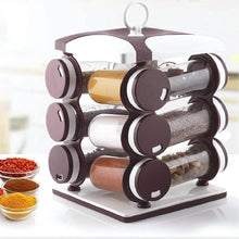 Spice jar Set - Food Grade Plastic 12pcs Spice jar (Brown Box) - dailyneed.life