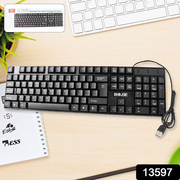 Wired USB Keyboard 104 Keys (1 Pc) - dailyneed.life