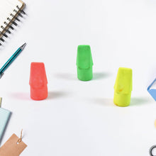 Pencil Top Eraser Rubber Erasers (1 Pc / Mix Colour & Design) - dailyneed.life