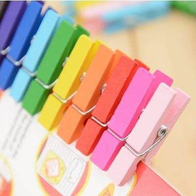 Wooden Clips for Photo Hanging & Home Decoration Pin Clips (Pack of 50) - dailyneed.life
