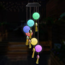 Solar Crystal Ball Wind Chime, Color Changing Solar Powered LED Hanging Wind Chime Light Mobile for Patio Yard Garden Home Outdoor Night Decor, Gifts - dailyneed.life