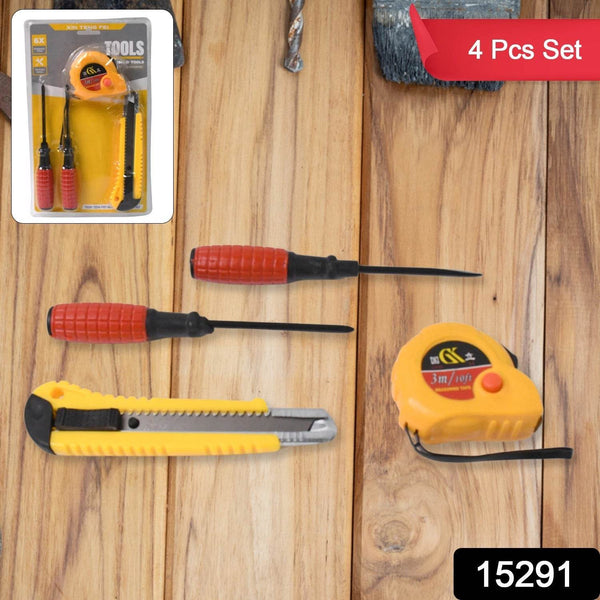 4 In 1 Hand Tool Kit Maintenance Repair Kits (1 Set) - dailyneed.life