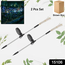 Colorful Multi Led Outdoor Solar Garden Lights (2 Pcs Set) - dailyneed.life