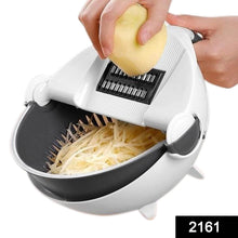 10 in 1 Multifunctional Vegetable Fruits Cutter / Slicer Shredder with Rotating Drain Basket - dailyneed.life