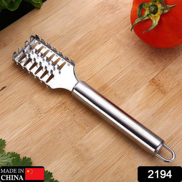 Stainless Steel Fish Scale Remover Scraper – Sawtooth Kitchen Tool - dailyneed.life
