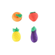 Mini Cute Veg & Fruit Erasers – 3D Colorful Eraser Set for Kids (4 Pc) - dailyneed.life