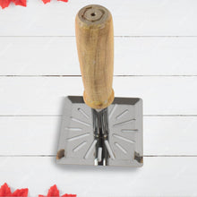 Kitchen Tools Wooden Handle Square Stainless Steel Potato Masher (1 Pc) - dailyneed.life
