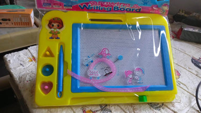 Children Magic Slate Pen Doodle Pad Erasable Drawing Easy Reading Writing Learning Graffiti Board Kids Gift Toy Magnetic Painting Sketch Pad for Baby Children (1 Pc Mix Color) - dailyneed.life