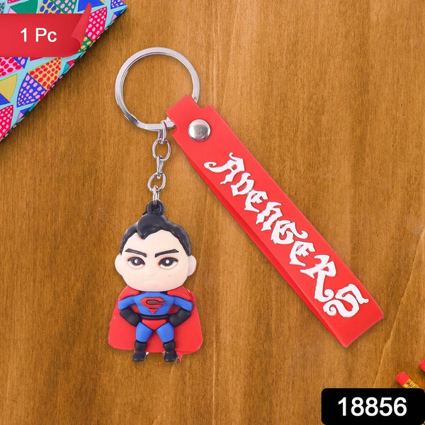 Cute Cartoon Silicone 3D Key Chain with Metal Hook & Strap (Pack of 1) - dailyneed.life